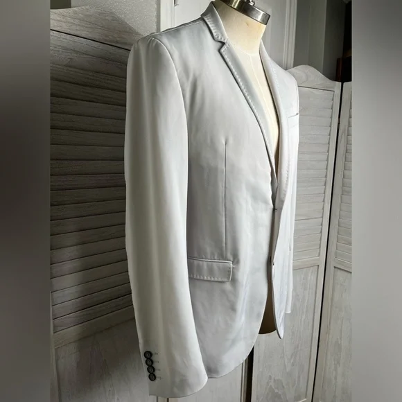 ZARA MAN light gray/silver suit jacket sz44